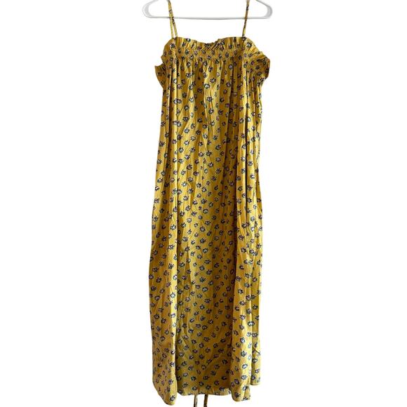 Tory Burch Ruffle Top Dress Yellow - Picture 3 of 9